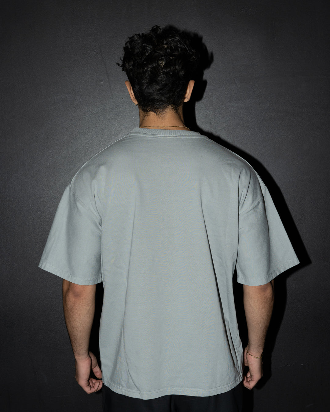 Oversized Box Fit Charcoal Grey T-Shirt